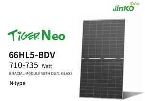 แผงโซลาร์เซลล์ HJT BIPV N-Type PERC แบบพับได้ HBC IBC ฮาล์ฟเซลล์ สีดำทั้งหมด 700W-750W ชุดโมดูล PV ครบชุด ประสิทธิภาพ 23.66% - Product Image 5