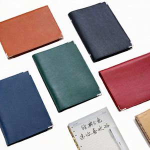 <b>A4</b>/B5 Size Leather Soft Cover <b>Diary</b> Organizer Loose-leaf Binding Notebook with Dotted Grid Pages UV Printed - Product Image 3