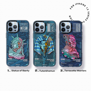 Étui de protection empreintes digitales, pour iPhone 13 Pro, 13 Pro max, série Punk, Style t - Product Image 3