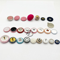 Boutons en métal aluminium à tige, coques vierges, boutons recouverts de tissu pour meubles et rembourrage de canapé - Prix de gros