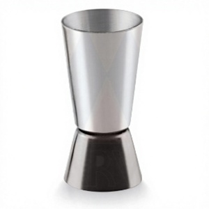 Medidor de Barra Redondo de Acero Inoxidable Ecológico con Acabado Mate, con Capacidades de 25/50 ml y 30/60 ml - Product Image 1