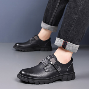 Bottes Chukka rétro pour hommes, talon bas, semelle en caoutchouc antidérapante, chaussures décontractées marron, fabrication à Wenzhou - Product Image 4