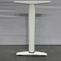 Pieds de table en acier inoxydable modernes, réglables, meubles de bureau pour bureau, hôtel, appartement, maison, bureau, hôpital