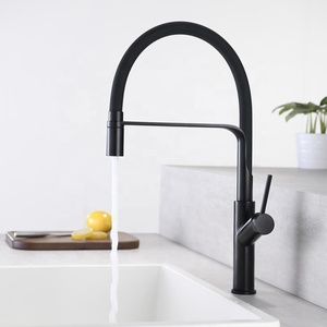Modern Single Lever Kitchen Mixer Taps Flexible Single Handle Brass Black Pull Out Kitchen Faucets AT9238B -DX Kitchen - Product Image 4