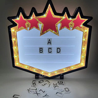 STARSHINING personnalisé classique LED bouteille présentateur lettres conseil signe chapiteau boîte à lumière pour bar KTV salon
