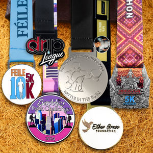 Profession elle benutzer definierte Goldmedaille Sport Metall medaille benutzer definierte Zink legierung und Aluminium benutzer definierte Medaillen platten - Product Image 2