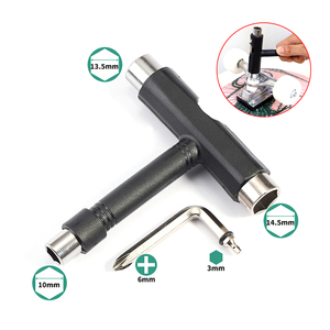 Kit de llave de monopatín en forma de T, herramientas de reparación de patinete eléctrico, <span class=keywords><strong>Mini</strong></span> llave en L, accesorios de montaje de monopatín - Product Image 1