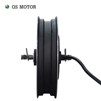 QS MOTEUR Moteur de moyeu de moto électrique à grande vitesse 8000W 17*3.5 pouces V3 V4 120KPH État neuf