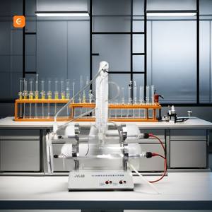 Hoogwaardige automatische dubbele waterdestillatie-installatie met dubbele destillatie voor klinische en onderzoeksLaboratoria - Product Image 4