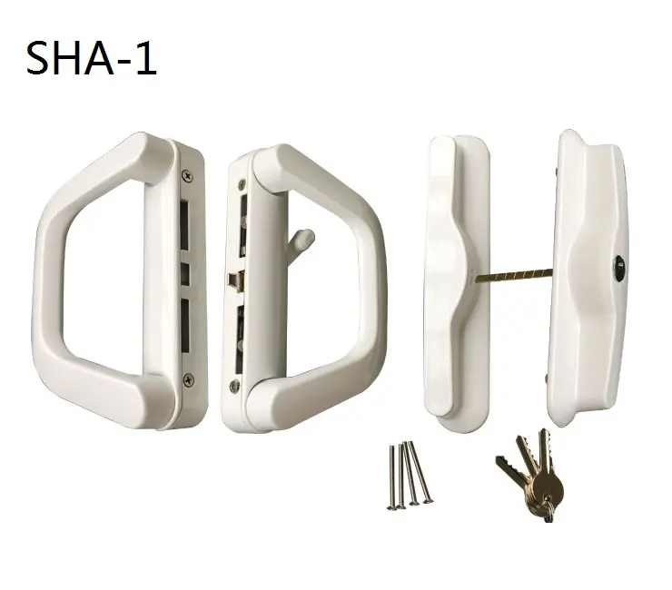 Sherma Aluminium Alloy Sliding Door Lock D Inner/ Slim Outer Sliding Door Lock Accessories SHA Series