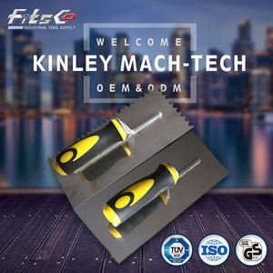 Truelle de maçonnerie en acier inoxydable à prix de gros avec manche en plastique, poignée ergonomique pour angles, outil de bricolage - Product Image 3