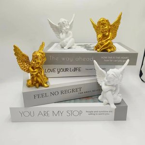 Creativo piccolo <span class=keywords><strong>angelo</strong></span> due pezzi combinazione Set resina artigianato decorazione per la casa - Product Image 2