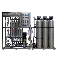 Purificateur d'eau par osmose inverse de 1 tonne/heure, machines de purification d'eau, systèmes de filtration d'eau, équipements de filtration d'eau