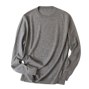 Suéter Feminino de Inverno em Cashmere 100% Puro, Tricô com Gola Redonda - Product Image 4