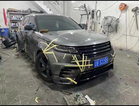 Nouveau kit carrosserie large pour Velar, style LUMA, avec lèvre avant, diffuseur et jupes latérales, améliorations de qualité 1:1 d'origine