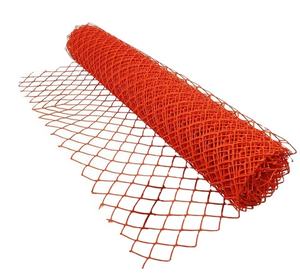 교통 경고 장벽 메쉬에 대한 처녀 재료 hdpe 플라스틱 오렌지 안전 울타리 - Product Image 2