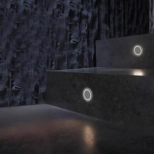 Projecteur paysager blanc chaud RGB IP67 DC24V en acier inoxydable et verre 1W 3W LED contrôlé pour éclairage souterrain - Product Image 4