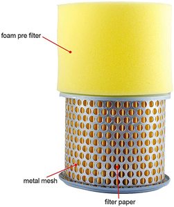 Filtre à air avec préfiltre en mousse pour moteur GX390 GX340 13HP 11HP 17210-ZE3-010 17218-ZE3-505 17210-ZE3-000 - Product Image 3