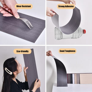 Rodapié de PVC autoadhesivo moderno, zócalo de pared impermeable, cubierta de borde de plástico, sala de estar, ignífugo, a prueba de humedad - Product Image 3