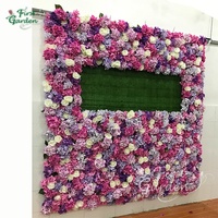 Mur d'hortensias artificiels violets, 1 pièce, décor de fleurs pour mariage, plantes de haute qualité, pour Restaurant, hôtel, fête familiale, noël