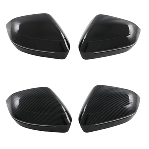 Coque de rétroviseur noir brillant pour Série 5 X3, couleur carbone, coque de rétroviseur latéral pour - Product Image 1