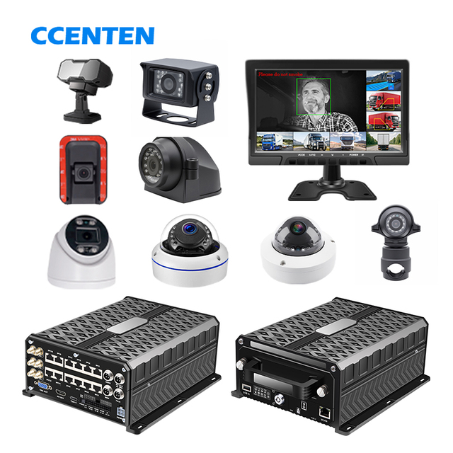 14Channel MNVR Solution 10.1inch Monitor 12CH IP 2CH AHD 1080P CMSV Remote Access 4G GPS WIFI Mobile NVR for Fleet Management