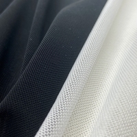 Filet Transparent 95% Nylon Polyamide 5% Spandex Tricot Lumière 100gsm Puissance Net Maille Tissu pour Shapewear Sportswear Soutien-Gorge
