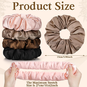 Logo personalizzato grande raso cuscino per capelli in seta per donne ragazze Memory Foam riempimento capelli spessi titolari <span class=keywords><strong>di</strong></span> coda <span class=keywords><strong>di</strong></span> cavallo - Product Image 2