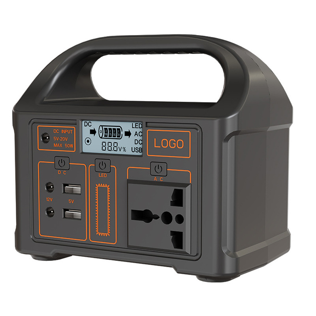 100W Outdoor Solar Portable Power Station with 76.8Wh LiFePO4 Battery AC/DC Output Universal Socket for RV Camping
