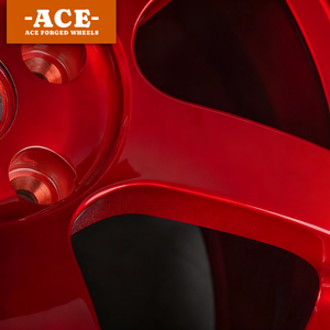 Jantes forgées rouges brillantes personnalisées pour voitures de course, jantes sport pour Rays Volk Racing TE37 pour Benz, BMW, Audi, Porsche, Corvette C8 C7, Supra - Product Image 4