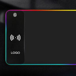 Extra Large Custom Logo Mousepad Non-Slip Computer Keyboard Mat <b>Laptop</b> Bag <b>Wireless</b> Charging Gaming <b>Mouse</b> Pad - Product Image 3