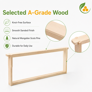 Marcos <span class=keywords><strong>de</strong></span> Madera <span class=keywords><strong>de</strong></span> Grado A para Colmenas Langstroth, Marcos Estándar para Colmenas Lang, Suministros <span class=keywords><strong>de</strong></span> Apicultura - Product Image 3