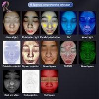 Analyseur d'humidité du visage professionnel Bv Machine Bitmoji Muti-Language Meilleur analyseur de peau de service après-vente