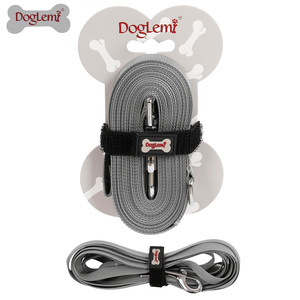 Custom Length <strong>Dog</strong> Training Collar Lead <strong>Leash</strong> Solid Pattern Nylon Cotton Pet Accessories Ribbon Decoration for <strong>Long</strong> <strong>Dog</strong> Tracking - Product Image 1