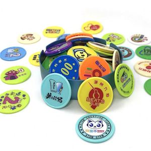 Nouvel Arrivage Prix Abordable Pièces de Monnaie en Plastique Multicolores à Motifs de Dessins Animés, Pièces de Monnaie Personnalisées Imprimées pour Jeux, Pièces de Monnaie en Plastique sur le Thème des Animaux, Vente en Gros - Product Image 3