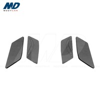 GT500 Track Edition Style Impression par transfert d'eau Aileron arrière en fibre de carbone pour Ford Mustang 2015-2023