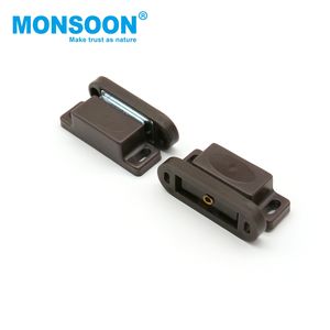 Cierres magnéticos de plástico y hierro para puertas ocultas de armarios de cocina, cierres individuales para cajones de muebles. - Product Image 2