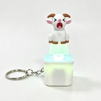 Porte-clés Sonore et Lumineux Rechargeable en Forme de Lion de Mer, Anti-stress, Article de Farce, Cadeau Créatif, Breloque