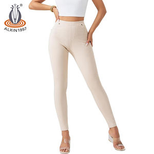 <span class=keywords><strong>Pantaloni</strong></span> in Denim traspirante da donna Alxin <span class=keywords><strong>pantaloni</strong></span> Casual elasticizzati con tasche nuova moda Y2K per il mercato dei grossisti - Product Image 2