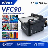 Máquina de Corte Digital VFC90, Máquina DTF, Cortadora Digital de Cama Plana, Cortadora de Película DTF, Cortadora de Cama Plana