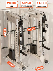Máquina Smith Comercial Directa de Fábrica Dinuo - Estación de Gimnasio Todo en Uno con Cable Crossover y Accesorios Completos - Product Image 5
