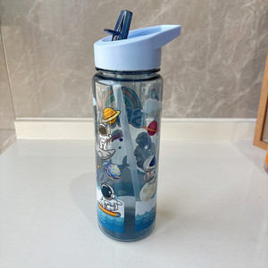 2026 High Beauty Plastic Water <b>Cup</b> Cute Children's Portable Cartoon Sports Water <b>Cup</b> <b>with</b> <b>Straw</b> - Product Image 3