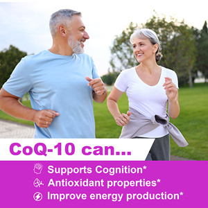 Gélules de CoQ10 en vrac – 200 mg de Coenzyme Q10 – Améliore la production d'énergie et soutient la cognition - Product Image 3