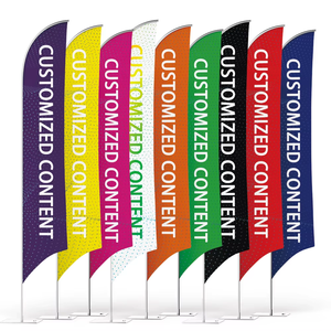 <span class=keywords><strong>Kit</strong></span> de drapeau publicitaire personnalisable sans plis, surface du drapeau en fibre de polyester, avec <span class=keywords><strong>kit</strong></span> de mât en aluminium et piquet de sol - Product Image 5