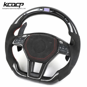 Volante de Fibra de Carbono Compatible con Benz C W204 C63 W212 W218 W207 W172 SLK W217 GLK W205 G63 G65 X190 GTS A45 W213 GLA GLB - Product Image 1