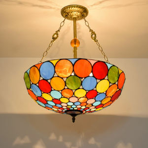 Café Bar lámpara colgante mosaico turco marroquí vidrieras brasero decoración Bohemia salón de belleza luces colgantes - Product Image 3