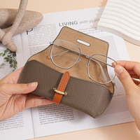 Étui à Lunettes de Soleil Artistique Haut de Gamme, Résistant à la Pression, Sac de Rangement de Protection Portable, Trousse à Lunettes de Voyage Élégante