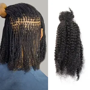 Cheveux Humains Bruts Non Traités Texture Crépu « <span class=keywords><strong>Kinky</strong></span> » Naturel en Vrac <span class=keywords><strong>Afro</strong></span> <span class=keywords><strong>Kinky</strong></span> - Product Image 1