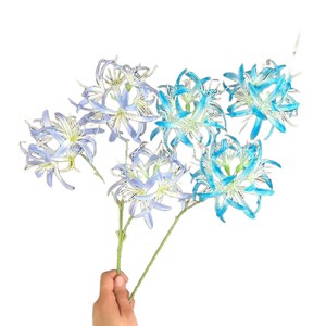 Arreglo floral de una sola rama de lirio araña artificial Junheyuan para decoración de bodas, hogar y accesorios de fotografía. - Product Image 5