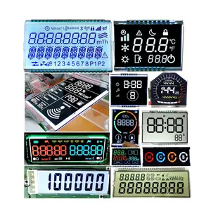 High Contrast Ratio Factory Manufacture Supply Custom Size LCD Display Module Screen Shape Color VA Negative Segment LCD Display